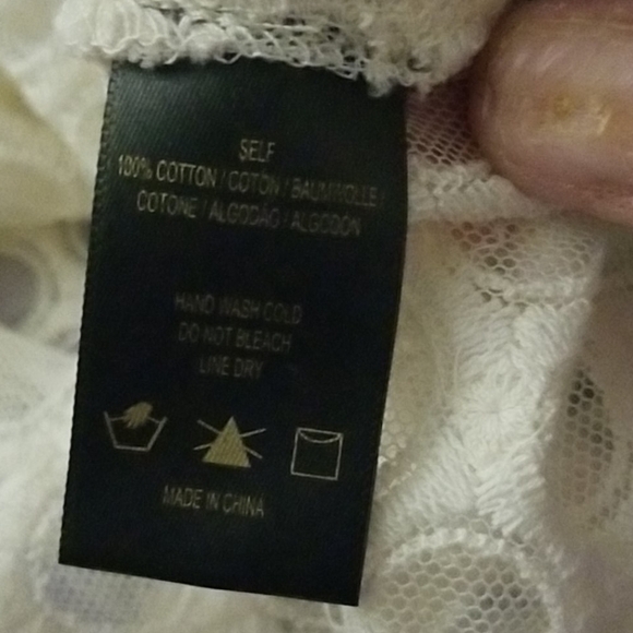 Sunday in Brooklyn Anthro lace interlude top - Picture 4 of 5